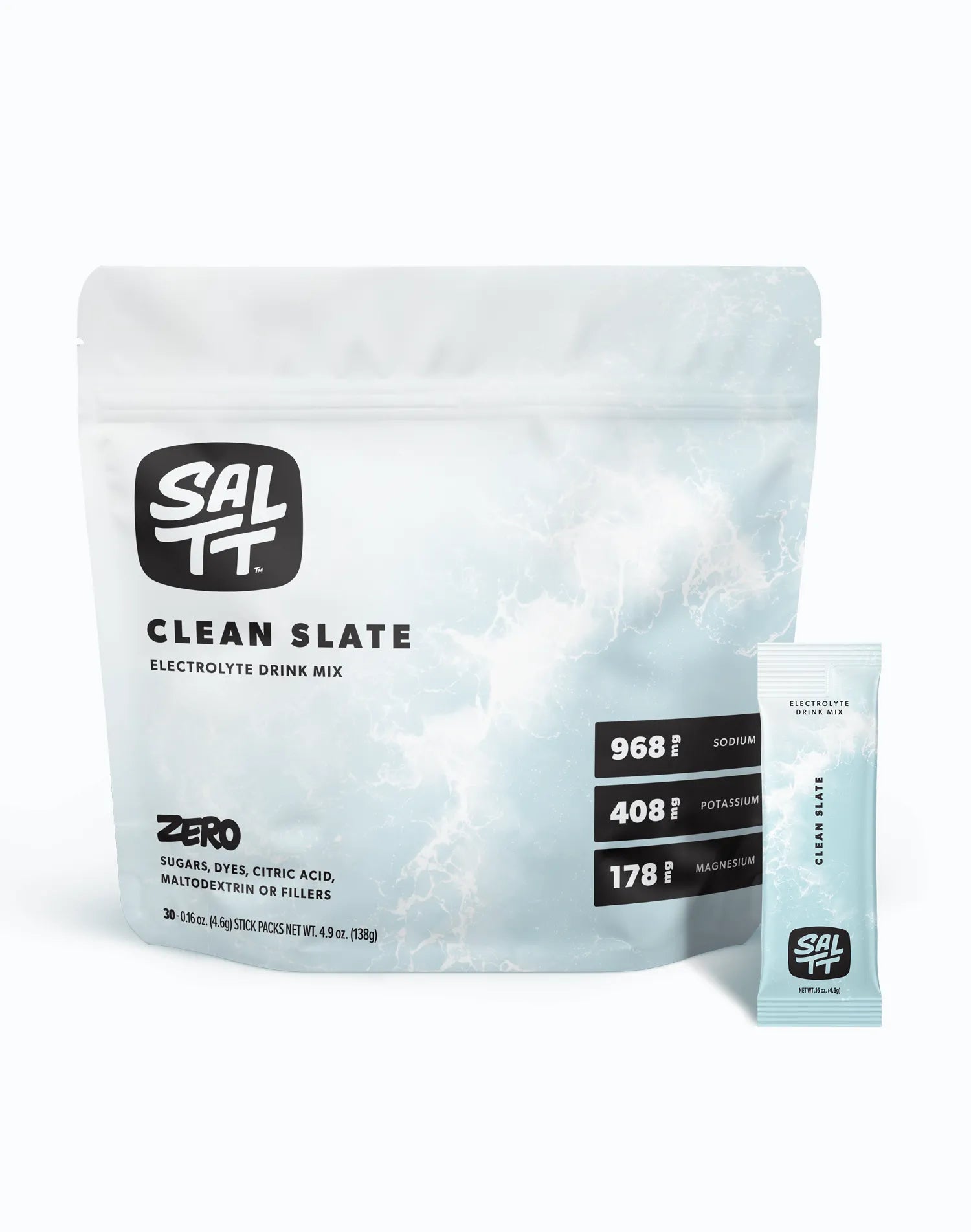 Package Front of 30 Stick Bag of Clean Slate