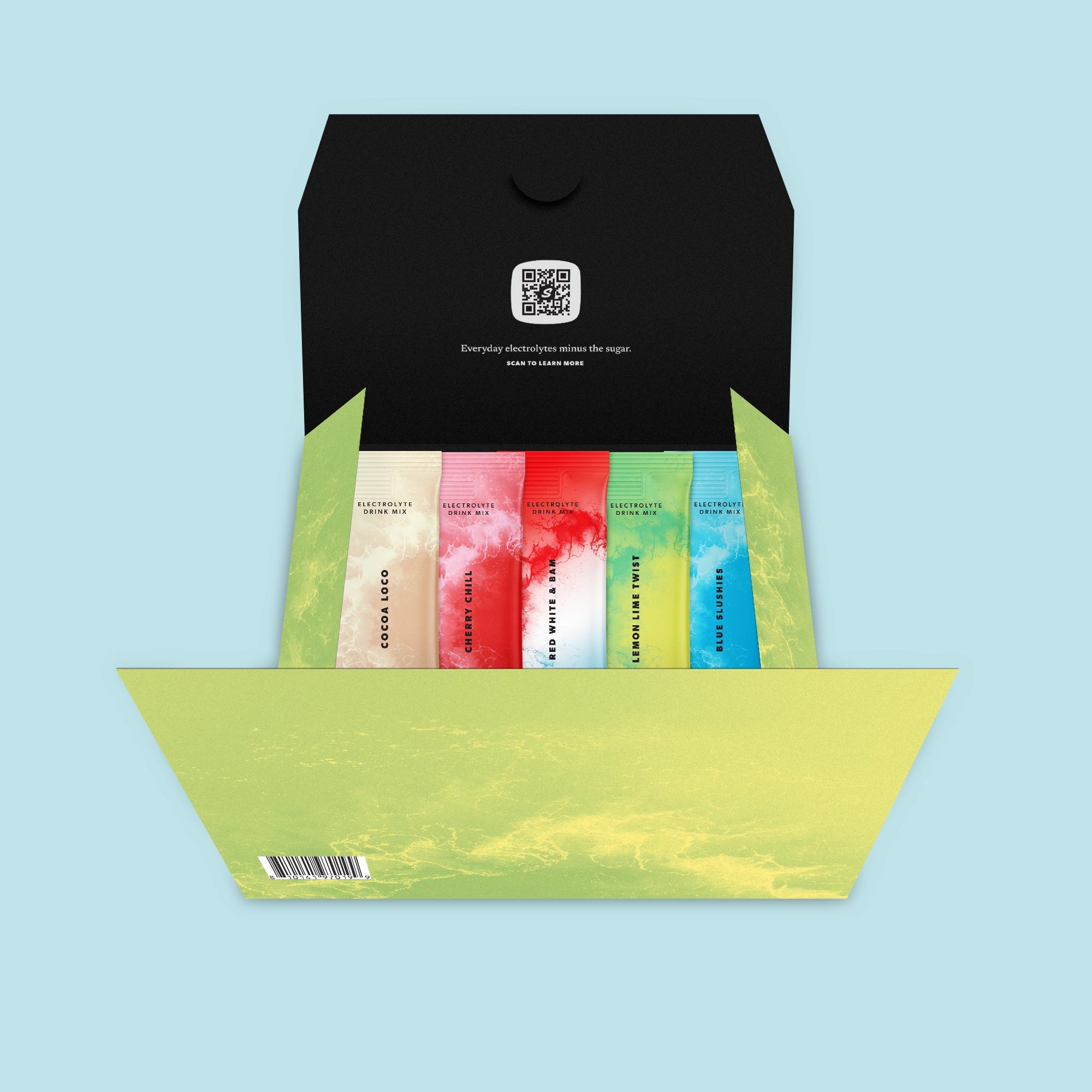 open SALTT 5 pack showing contents