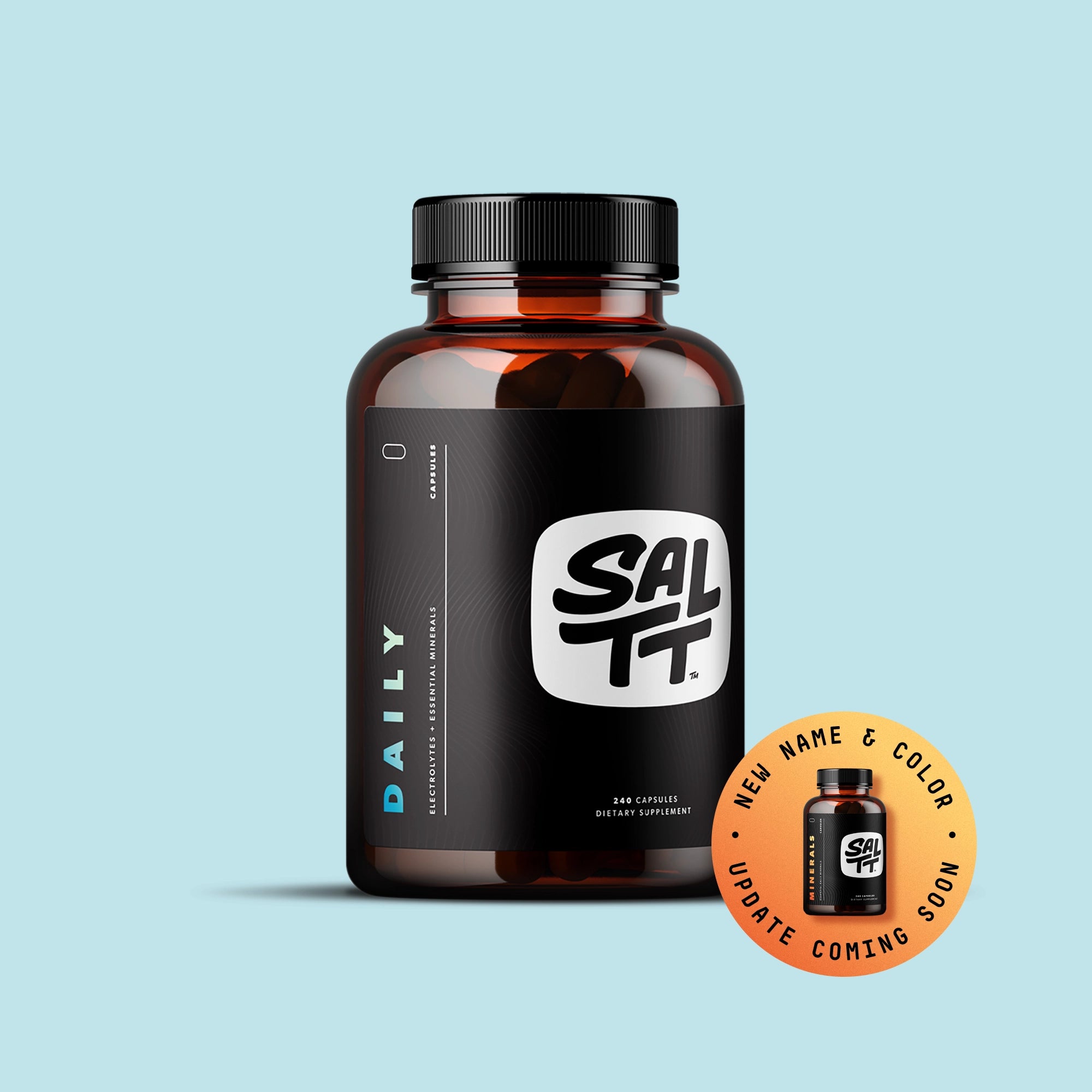 Daily capsules bottle