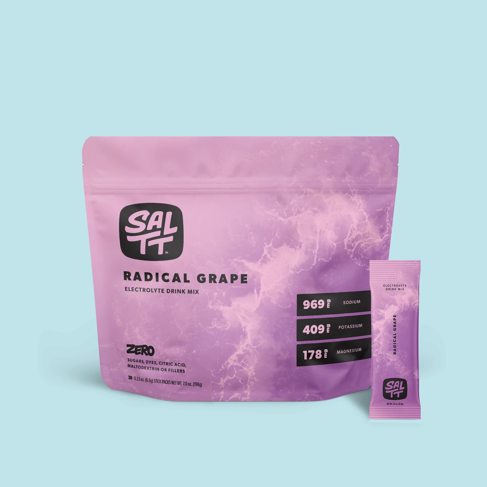 SALTT Radical Grape 30 count package