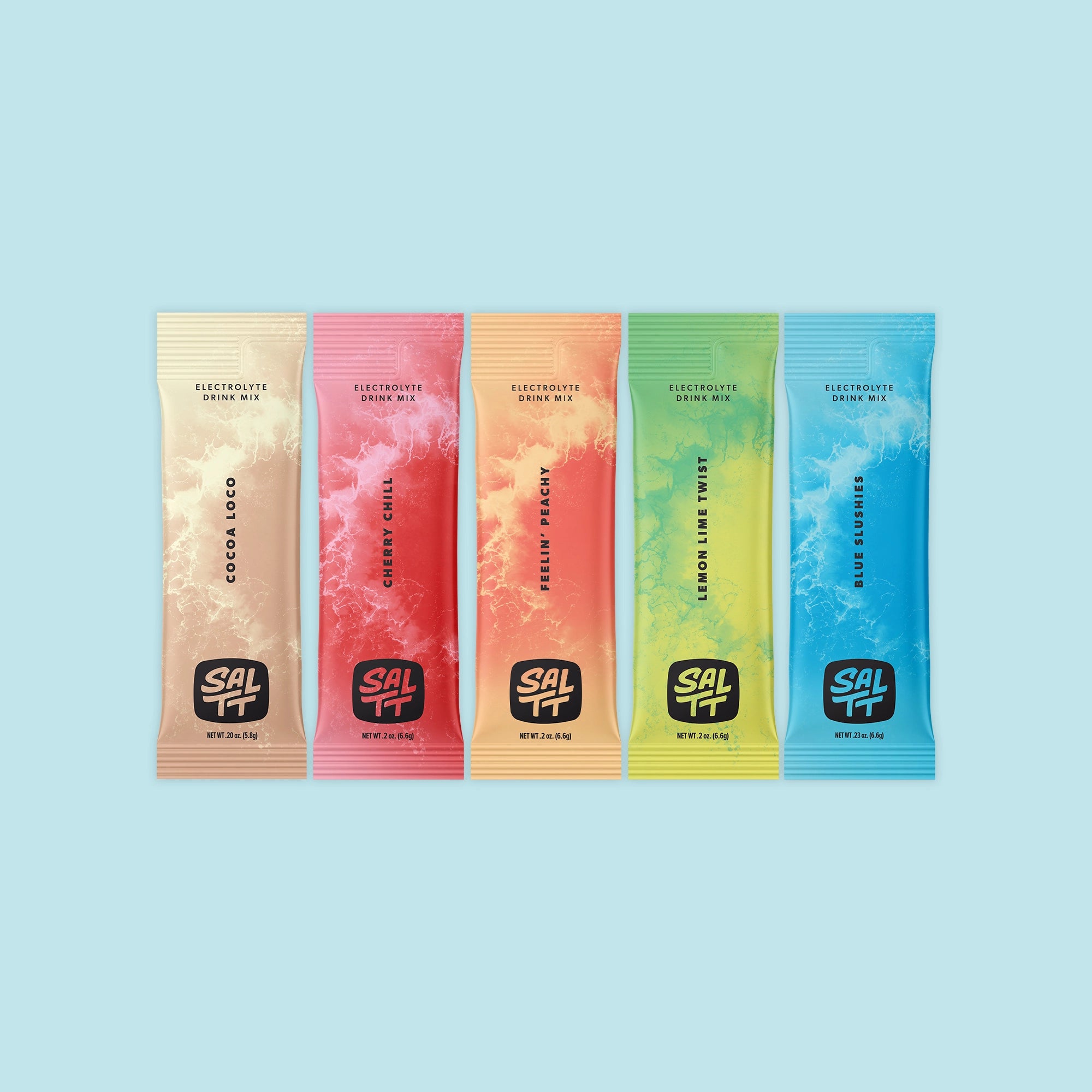 5 Pack Samples of SALTT Electrolyte Drink Mix | Sugar-Free Hydration 5 Pack Samples of SALTT Electrolyte Drink Mix | Sugar-Free Hydration