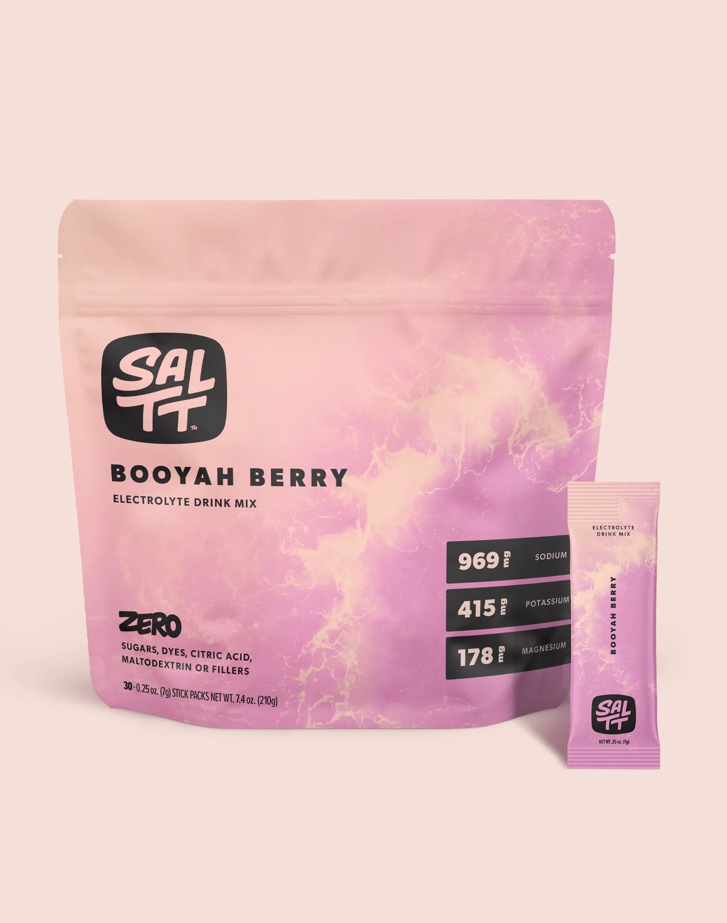 Package Front of 30 Stick Bag of Booyah Berry