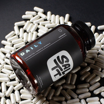 Daily Capsules bottle on capsule supplements