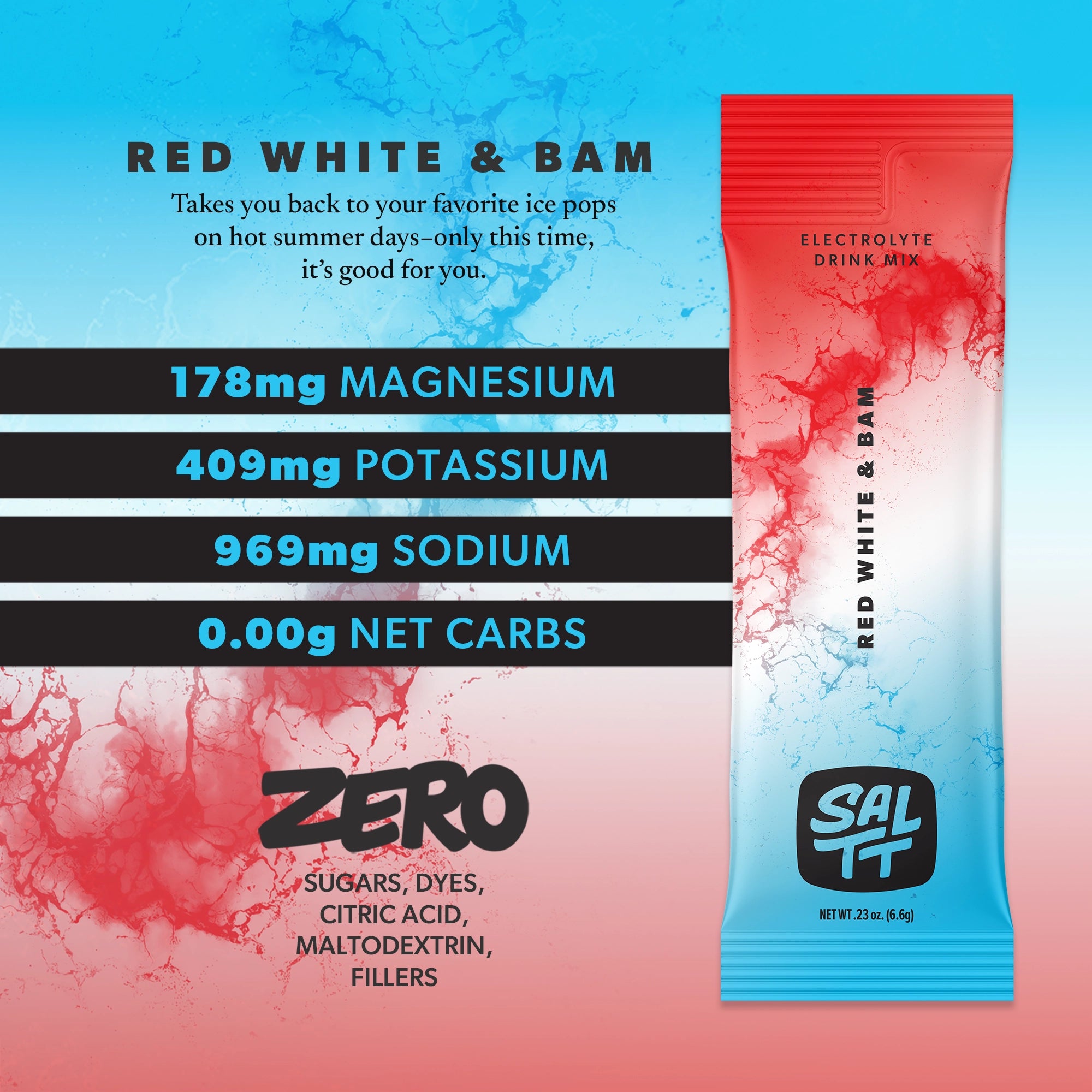 Red White & Bam - Electrolyte Powder Drink Mix